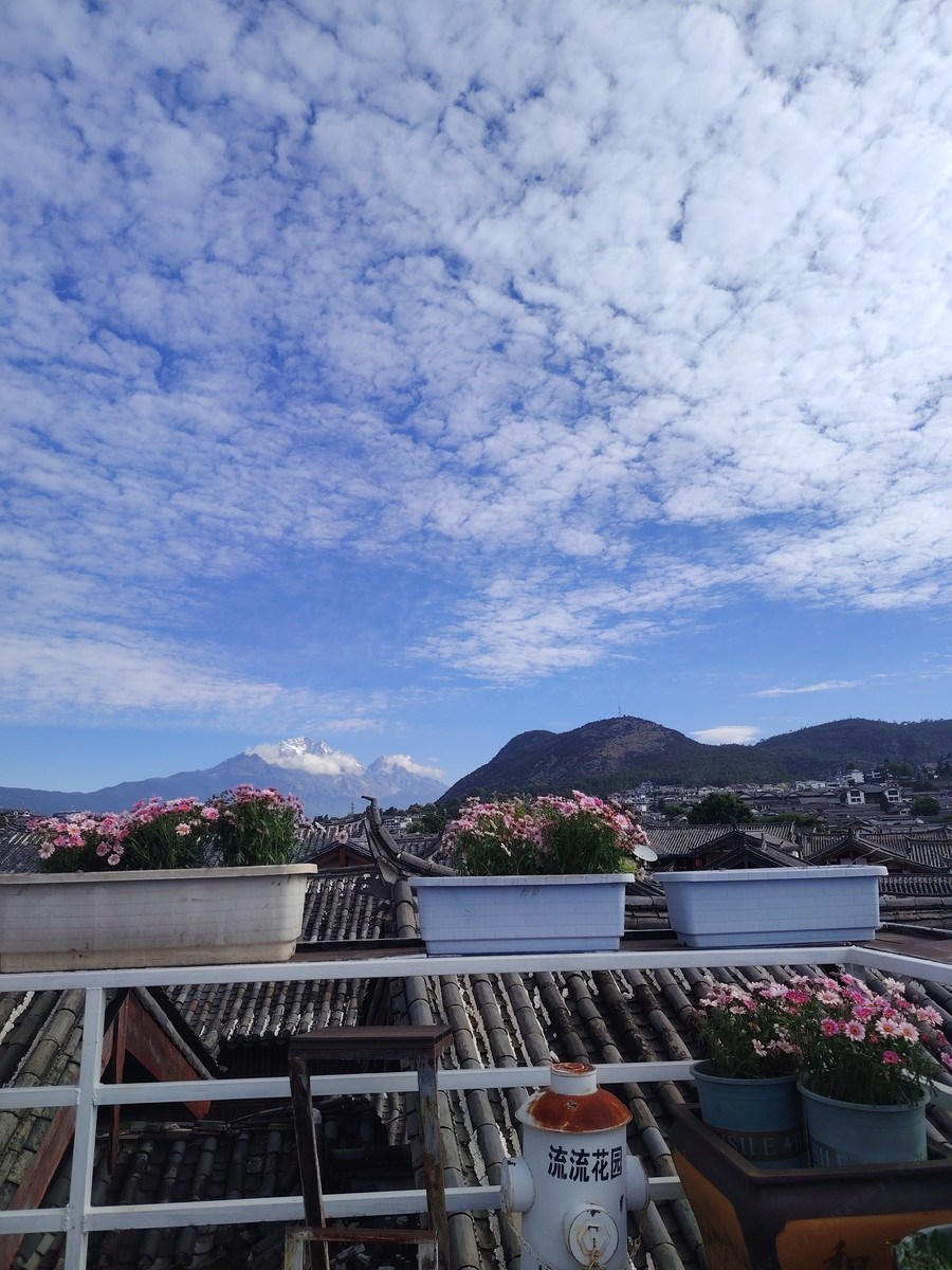 天台俯瞰古城